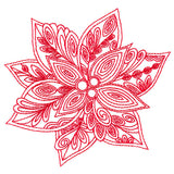 Very Merry Swirls - Poinsettia