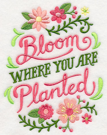 Bloom Where You Are Planted