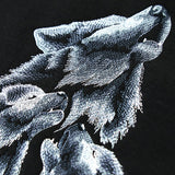 Midnight Howling Wolves