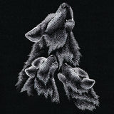 Midnight Howling Wolves