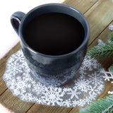 Enchanted Snowflake Doily (Organza)