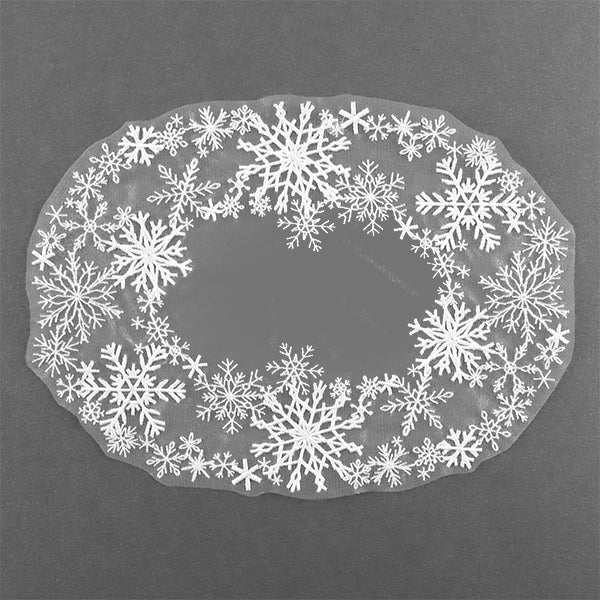 Enchanted Snowflake Doily (Organza)