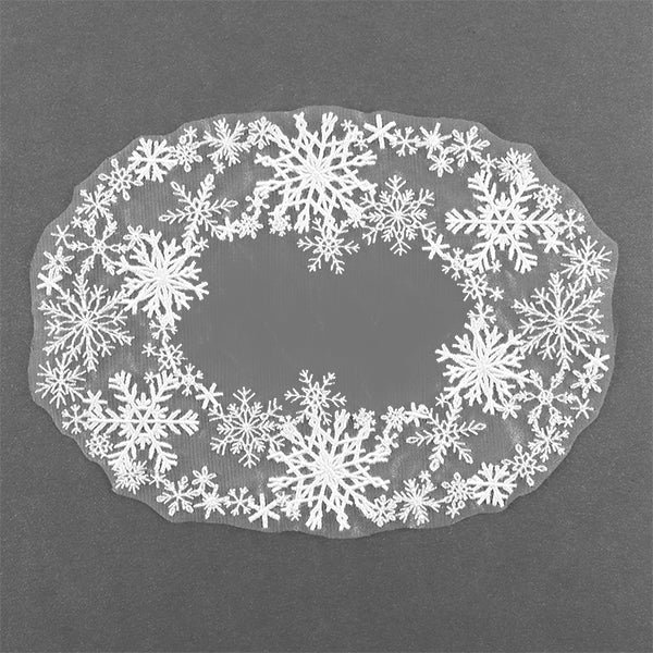 Enchanted Snowflake Doily (Organza)