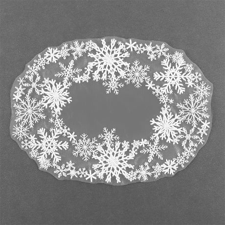 Enchanted Snowflake Doily (Organza)