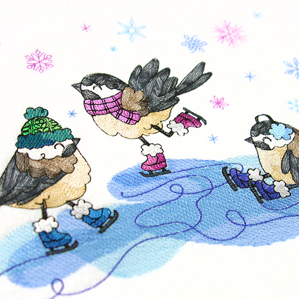 Winter Fun Chickadees