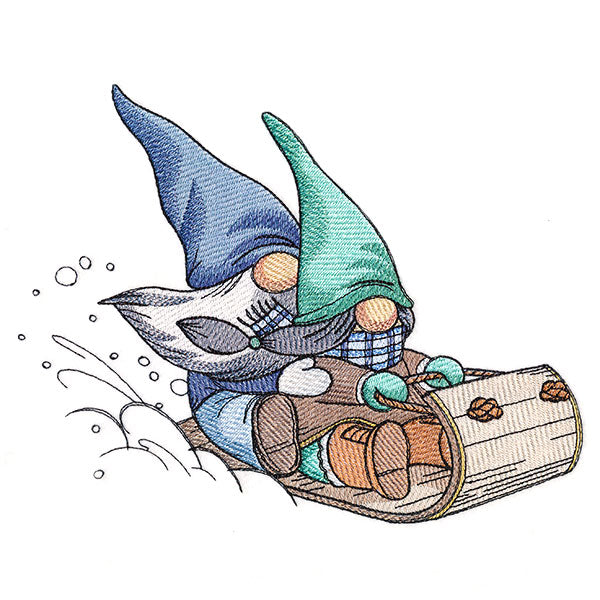 Sledding Adventure Gnomes