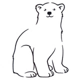 Snuggly Winter Polar Bear