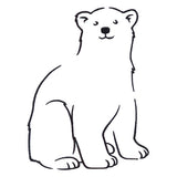 Snuggly Winter Polar Bear