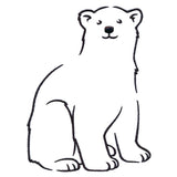 Snuggly Winter Polar Bear