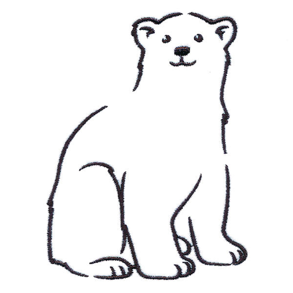 Snuggly Winter Polar Bear