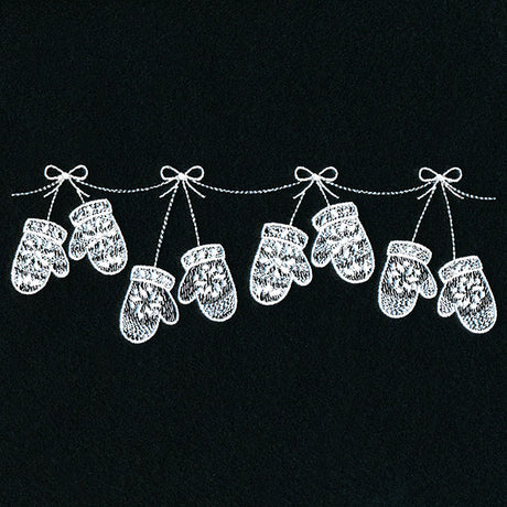 Frosty Mitten Border