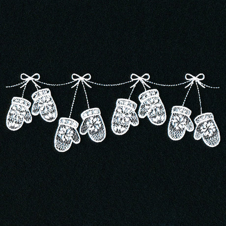 Frosty Mitten Border