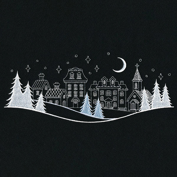 Peaceful Winter Village