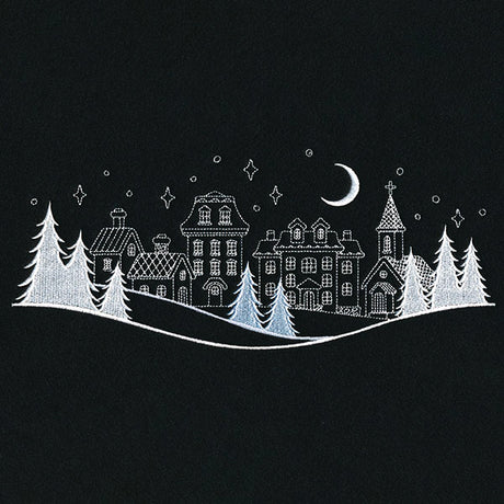 Peaceful Winter Village