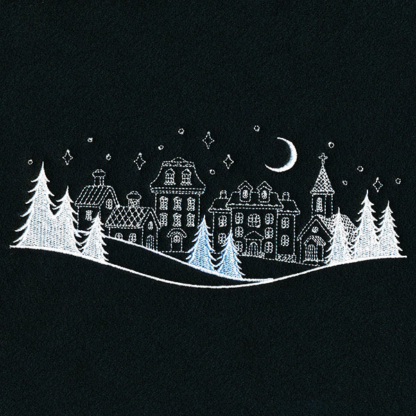 Peaceful Winter Village