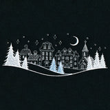 Peaceful Winter Village