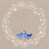 Wintry Bird Wreath