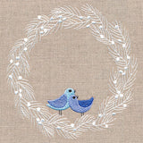 Wintry Bird Wreath