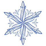 Winter Snowflake Calligraphy 3