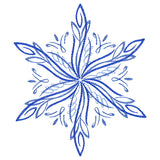 Winter Snowflake Calligraphy 3