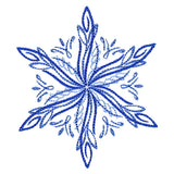 Winter Snowflake Calligraphy 3