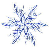 Winter Snowflake Calligraphy 4