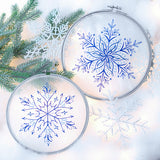 Winter Snowflake Calligraphy 5