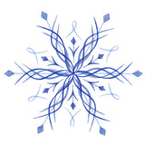 Winter Snowflake Calligraphy 6