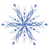 Winter Snowflake Calligraphy 6