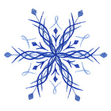 Winter Snowflake Calligraphy 6