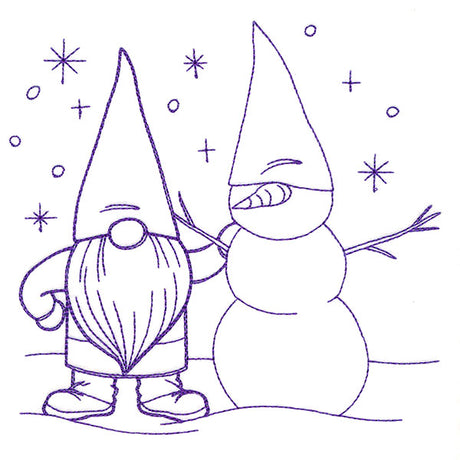 Gnome Through the Seasons - January