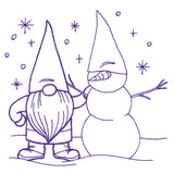 Gnome Through the Seasons - January