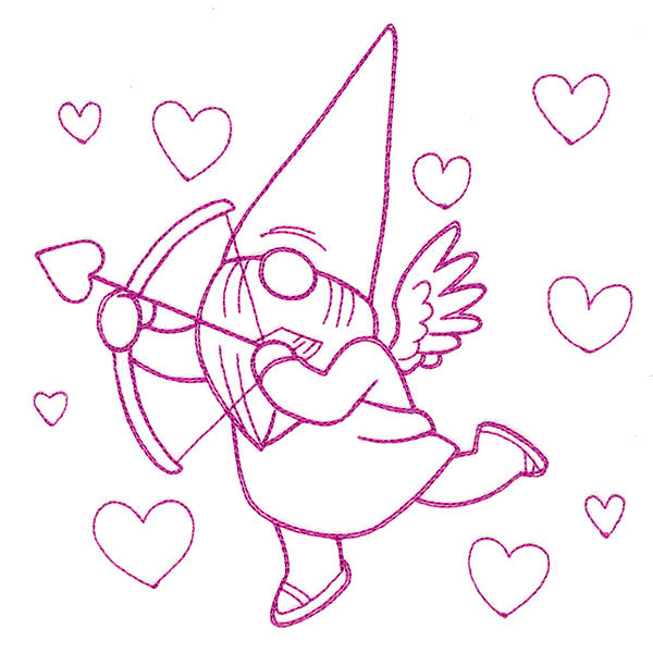 Gnome Through the Seasons - February