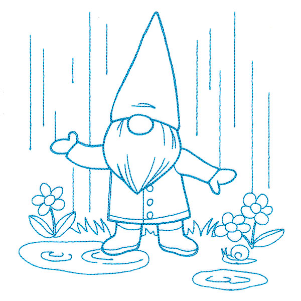 Gnome Through the Seasons - April