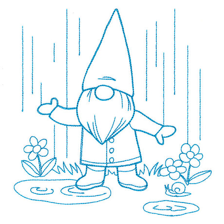 Gnome Through the Seasons - April