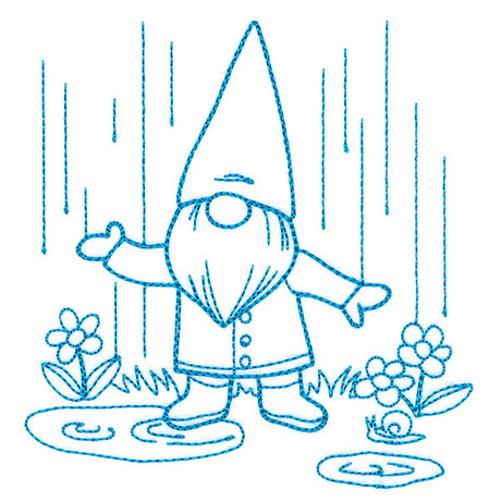 Gnome Through the Seasons - April