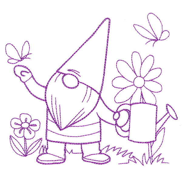 Gnome Through the Seasons - June