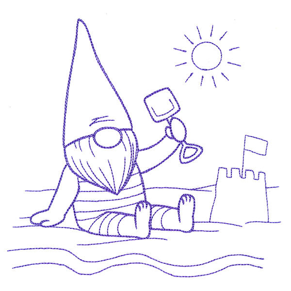 Gnome Through the Seasons - July