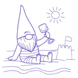 Gnome Through the Seasons - July