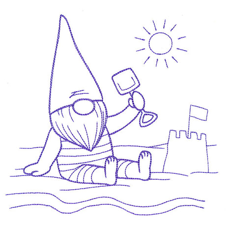 Gnome Through the Seasons - July