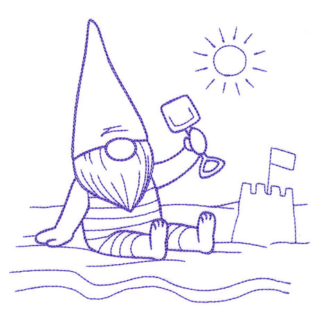 Gnome Through the Seasons - July