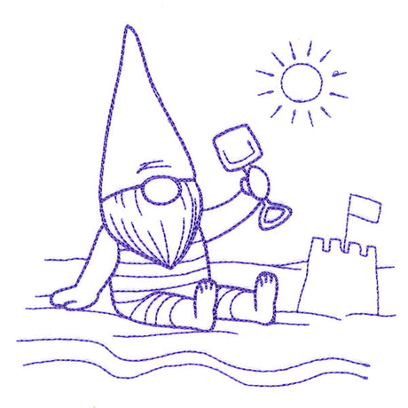 Gnome Through the Seasons - July