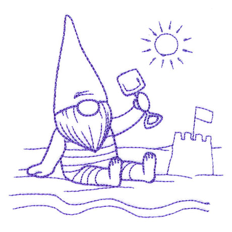 Gnome Through the Seasons - July