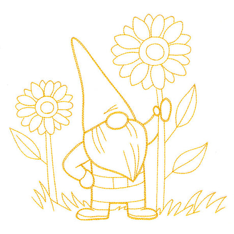 Gnome Through the Seasons - August