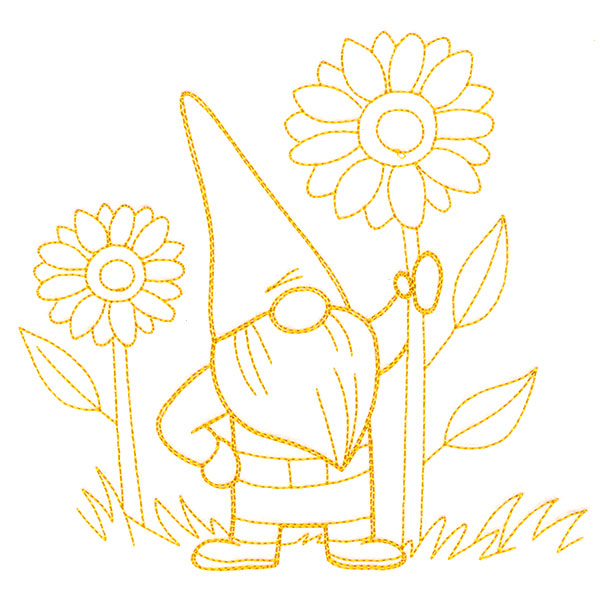 Gnome Through the Seasons - August