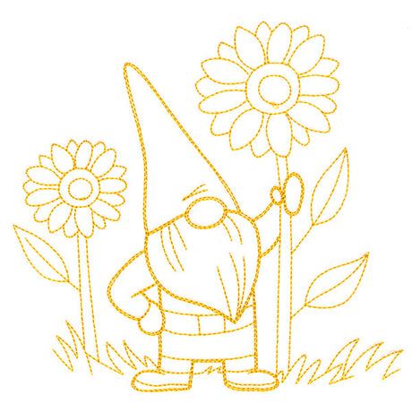 Gnome Through the Seasons - August