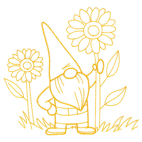 Gnome Through the Seasons - August