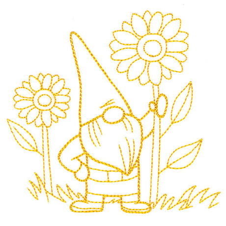 Gnome Through the Seasons - August