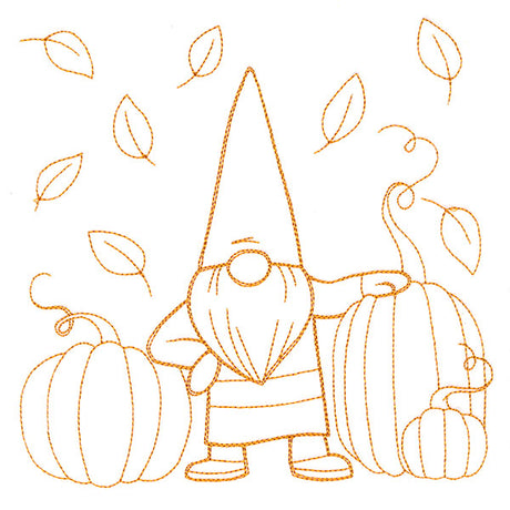 Gnome Through the Seasons - October