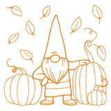 Gnome Through the Seasons - October